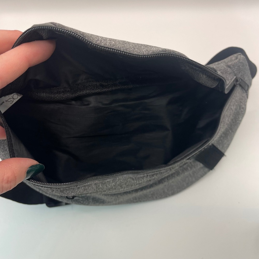 Fitkicks Fitpack Heathered Gray Waist Bag Running Belt Fanny Pack Adjustable - Picture 9 of 11
